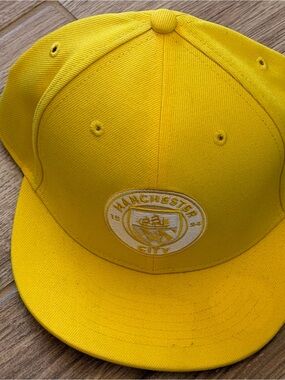 Fan Ink Manchester Man City Retro Color Collection Snapback Hat Cap Cyber Yellow